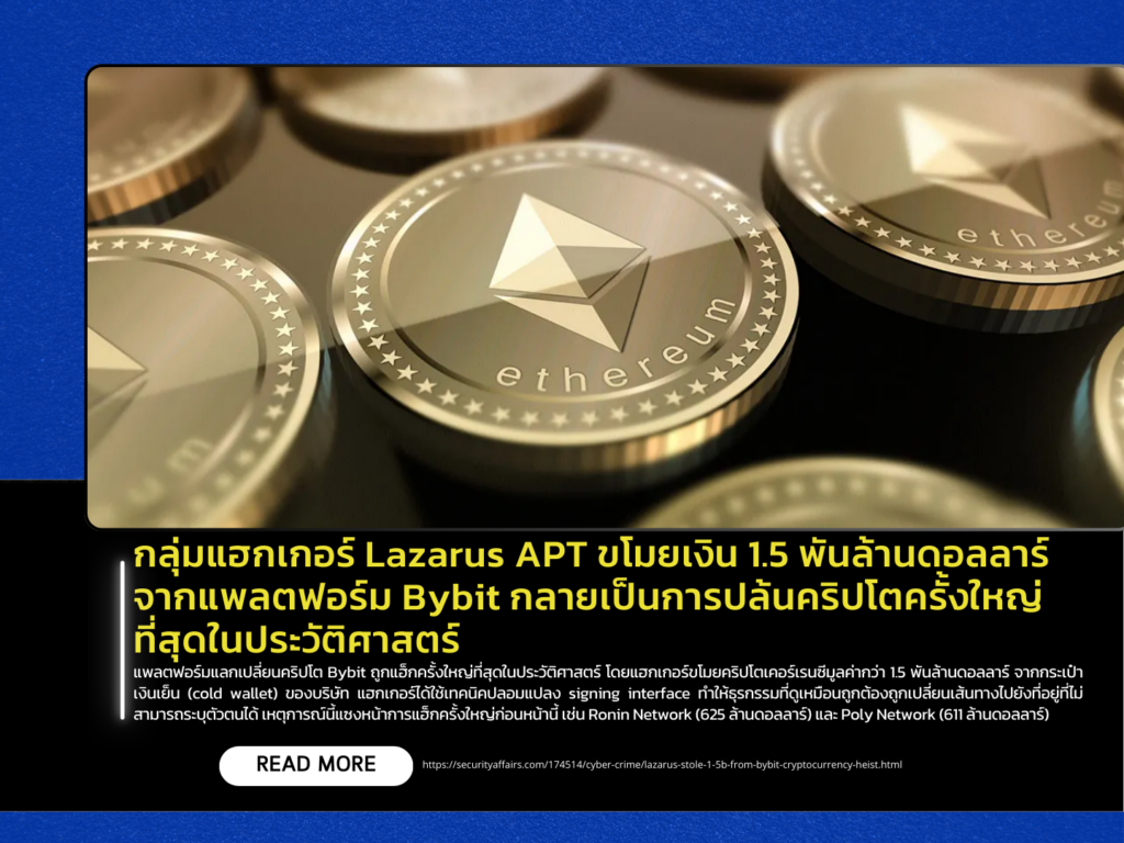 Lazarus APT Hacker Group Steals $1.5 Billion from Bybit, Becoming the Largest Crypto Heist in History
