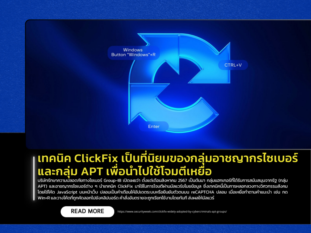 ClickFix Technique Gains Popularity Among Cybercriminals and APT Groups for Attacking Victims