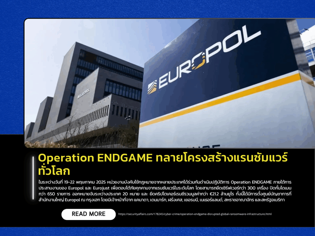 Operation ENDGAME Dismantles Global Ransomware Infrastructure
