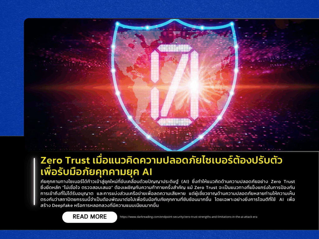 Zero Trust: How Cybersecurity Must Evolve to Face AI-Era Threats