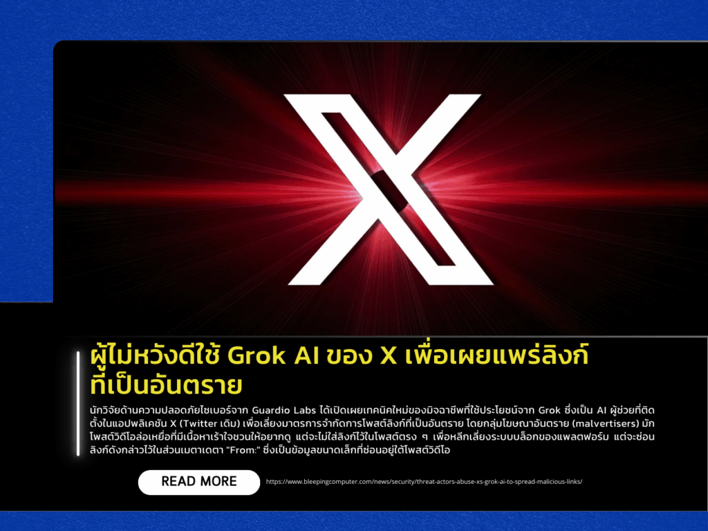 Malicious Actors Exploit X’s Grok AI to Spread Harmful Links