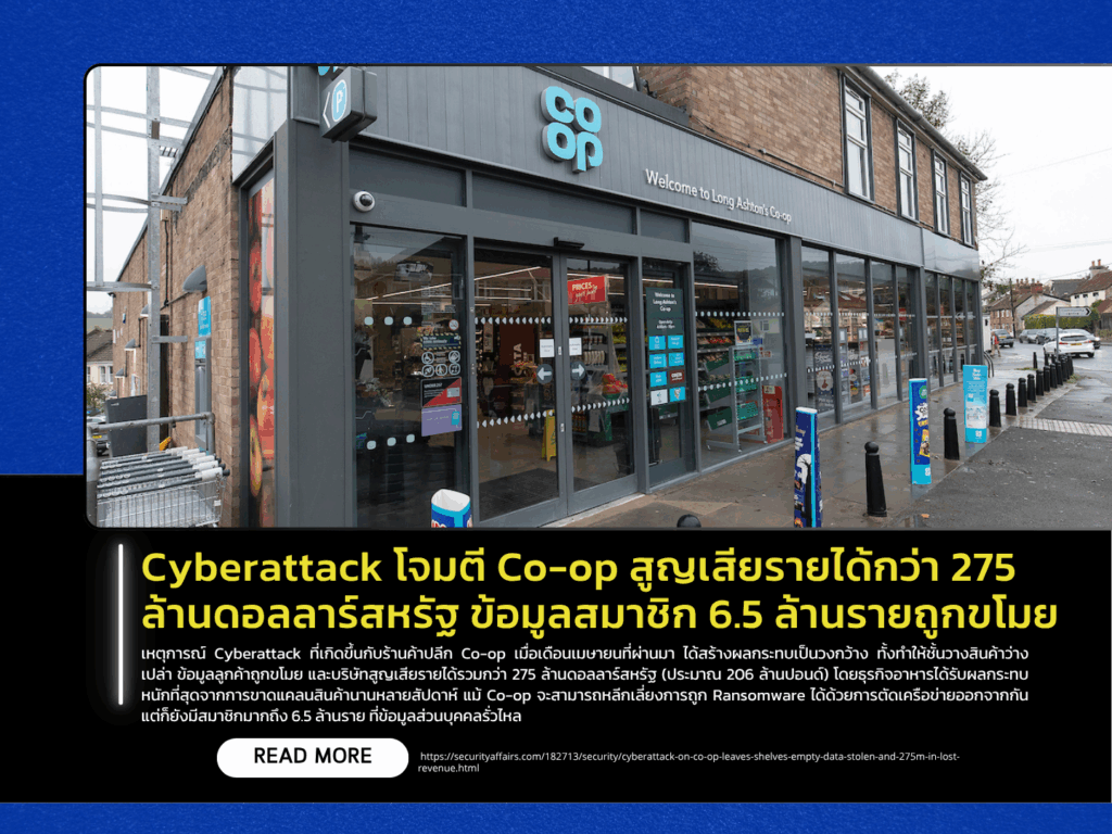 Cyberattack on Co-op Causes Over $275 Million in Losses, 6.5 Million Member Records Stolen