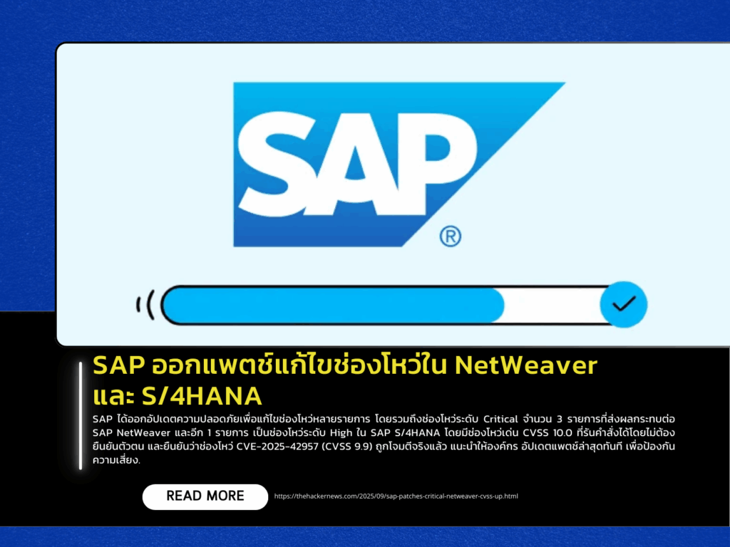 SAP Releases Patches for Vulnerabilities in NetWeaver and S/4HANA