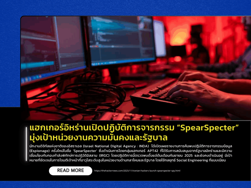 Iranian Hackers Launch “SpearSpecter” Espionage Operation Targeting Security and Government Agencies