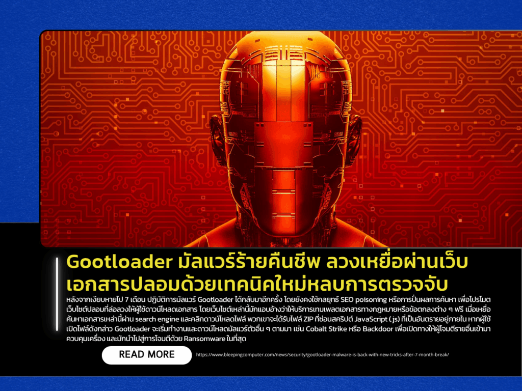 Gootloader Malware Resurfaces, Using Fake Document Websites and New Evasion Techniques to Bypass Detection