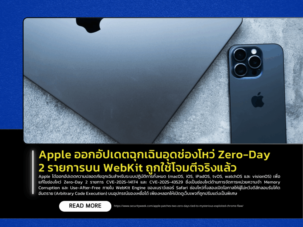 Apple Releases Emergency Updates to Patch Two Actively Exploited WebKit Zero-Day Vulnerabilities