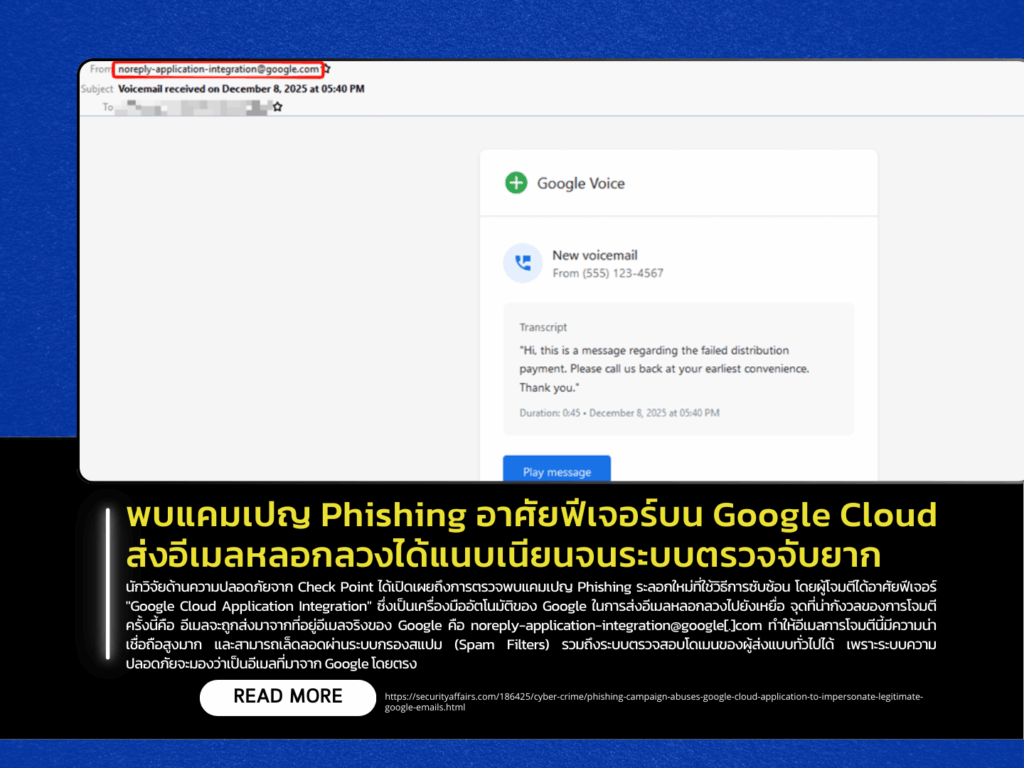 New Phishing Campaign Abuses Google Cloud Features to Send Highly Convincing Emails That Evade Detection