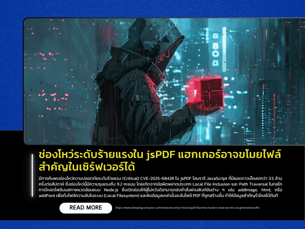 Critical Vulnerability in jsPDF Could Allow Attackers to Steal Sensitive Server Files